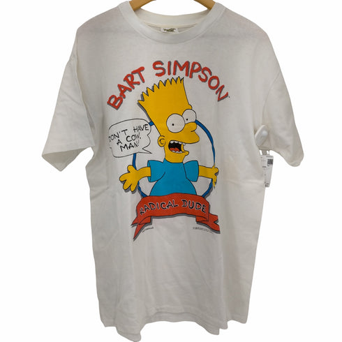 テネシーリバー TENNESSEE RIVER 90S MADE IN USA BART SIMPSONS 1989コピーライト入り プリントTシャツ メンズ import:XL